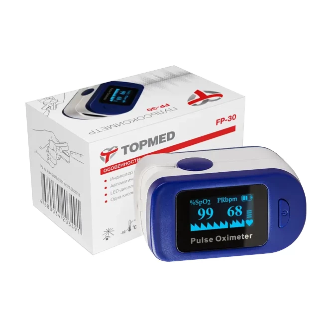 Пульсоксиметр на палец Topmed FP-30