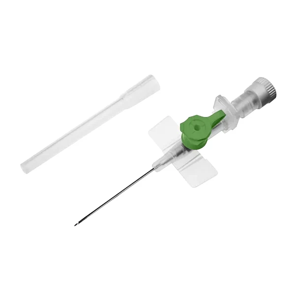 Катетер внутривенный Berocan 18G 3/4"(1,30x45 мм) с портом и с крыльями, трубка с 2-мя р/к полосами 50 шт