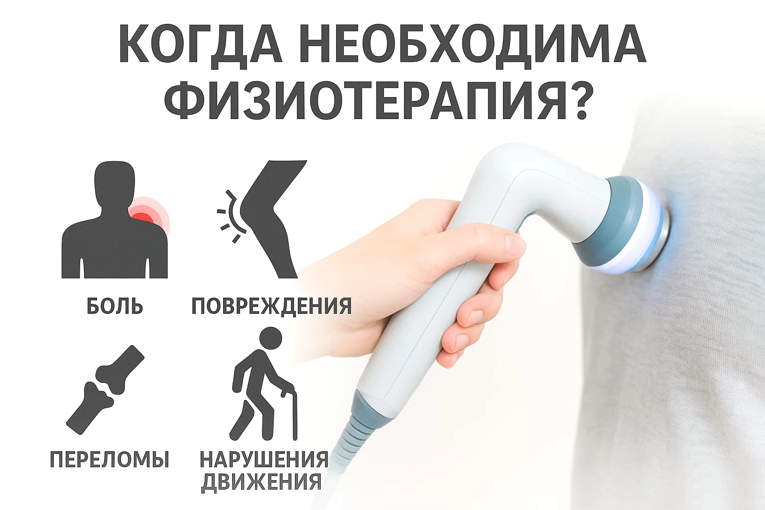 Когда необходима физиотерапия? Памятка от Дезнэт Когда необходима физиотерапия? Памятка от Дезнэт