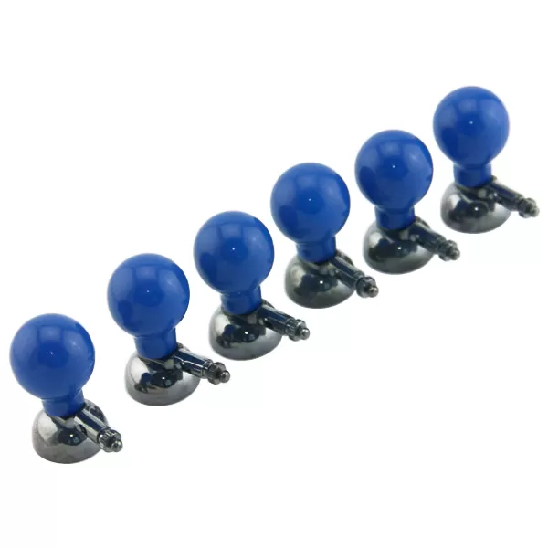 Фото Электроды детские многоразовые груши с винтом и зажимом Ag–AgCl 6 шт Электроды токопроводящие медицинские купить в Дезнэт