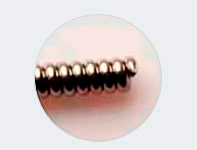 Фото Иглы корпоральные Субал 0,30 x 40 мм с витой ручкой из меди 100 шт Иглы акупунктурные купить в Дезнэт